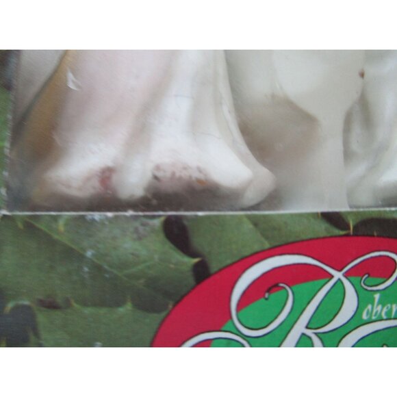 Vintage Sculptured Christmas  Angel Tapers Candles Robert Alan 10in A Pair GUC - Picture 6 of 16